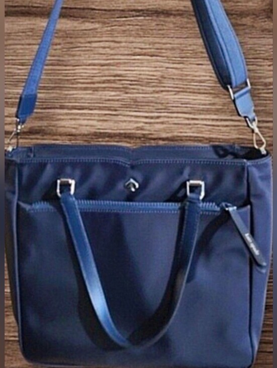 kate spade Handbags - ♠️ Kate Spade Chelsea Jae Navy Nylon Tote ~ Gorgeous! No Call Outs